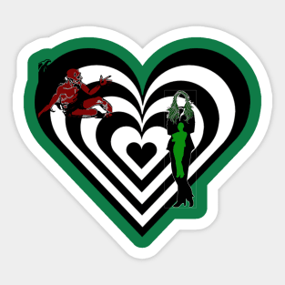 Devilish Jade Sticker